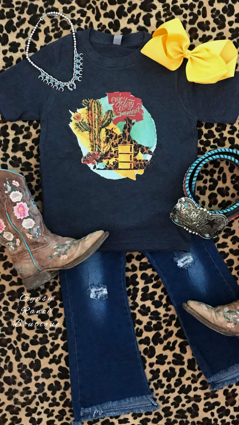 Kids Distressed Bell Jeans