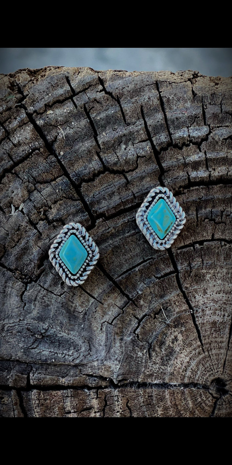 Remington Turquoise Stud Earrings