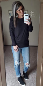 My Go To Basic Dolman Top