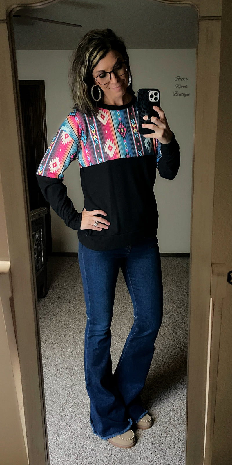 Armstrong Aztec Top - Also in Plus Size