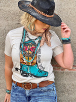 Fort Worth Boots Tee - Also in Plus Size