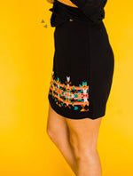 Make a Move Embroidered Shorts/Skirt a Skort- Also in Plus Size