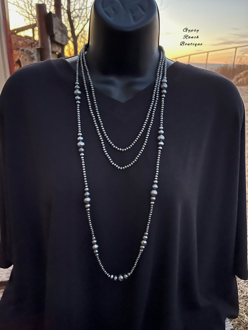 Rowen Navajo Pearl Style Layered Necklace
