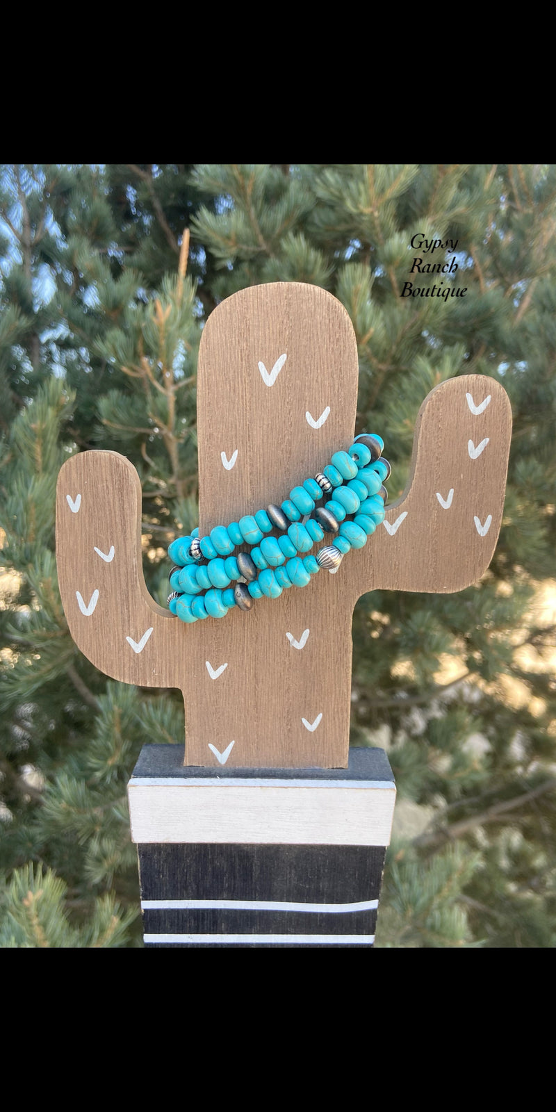 Ashlee Turquoise Stretchy Bracelet Set