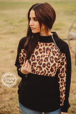 Kitlee Leopard Pullover - Also in Plus Size