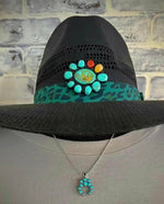 Dainty Turquoise Baby Squash Necklace or Earrings