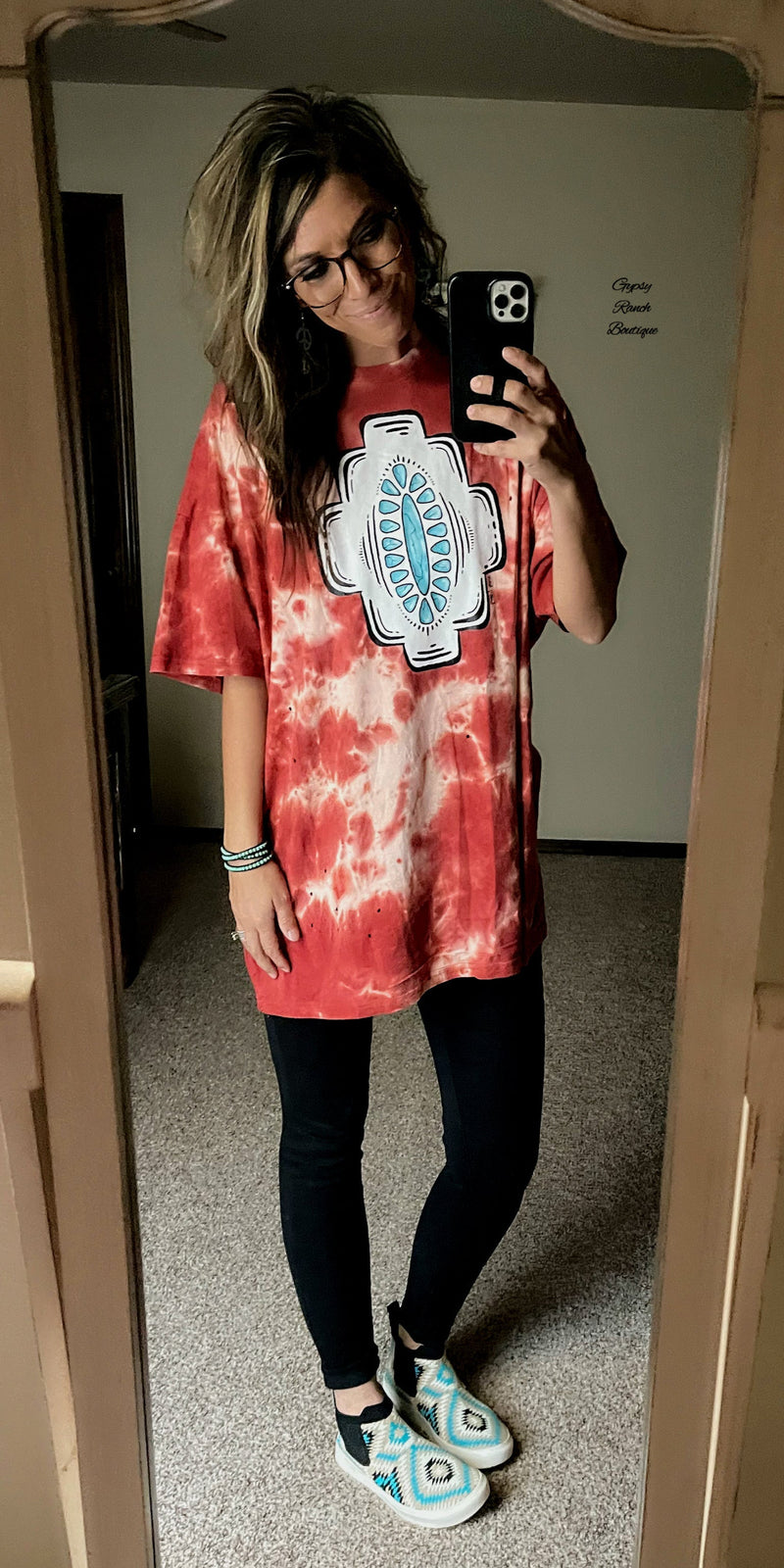 Rockin Rodeo Distressed T-Shirt Dress -Also in Plus Size – Gypsy Ranch