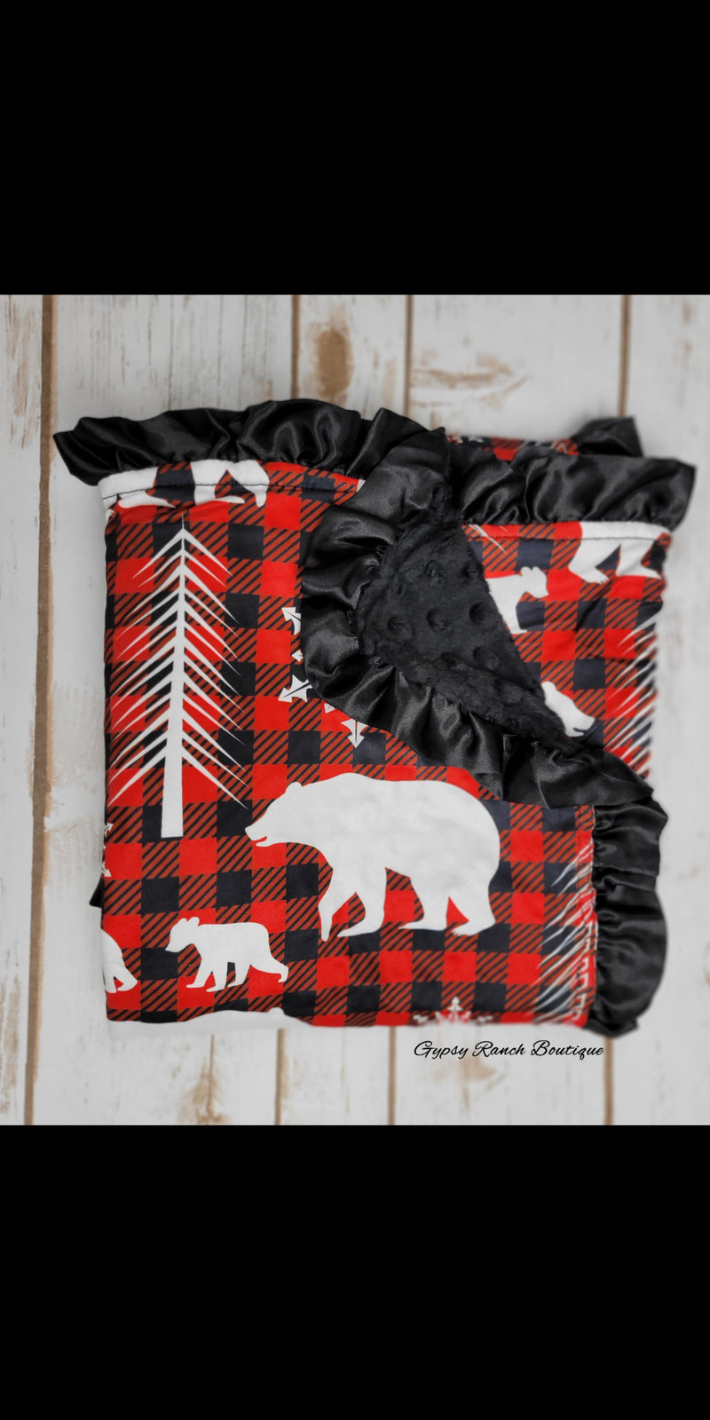 Mountain View Baby Blanket