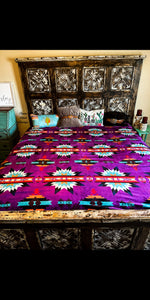 Midwestern Cozy Reversible Queen Blanket