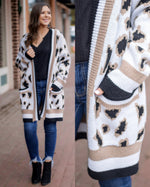 Let’s Cozy Up Leopard Cardigan - Also in Plus Size