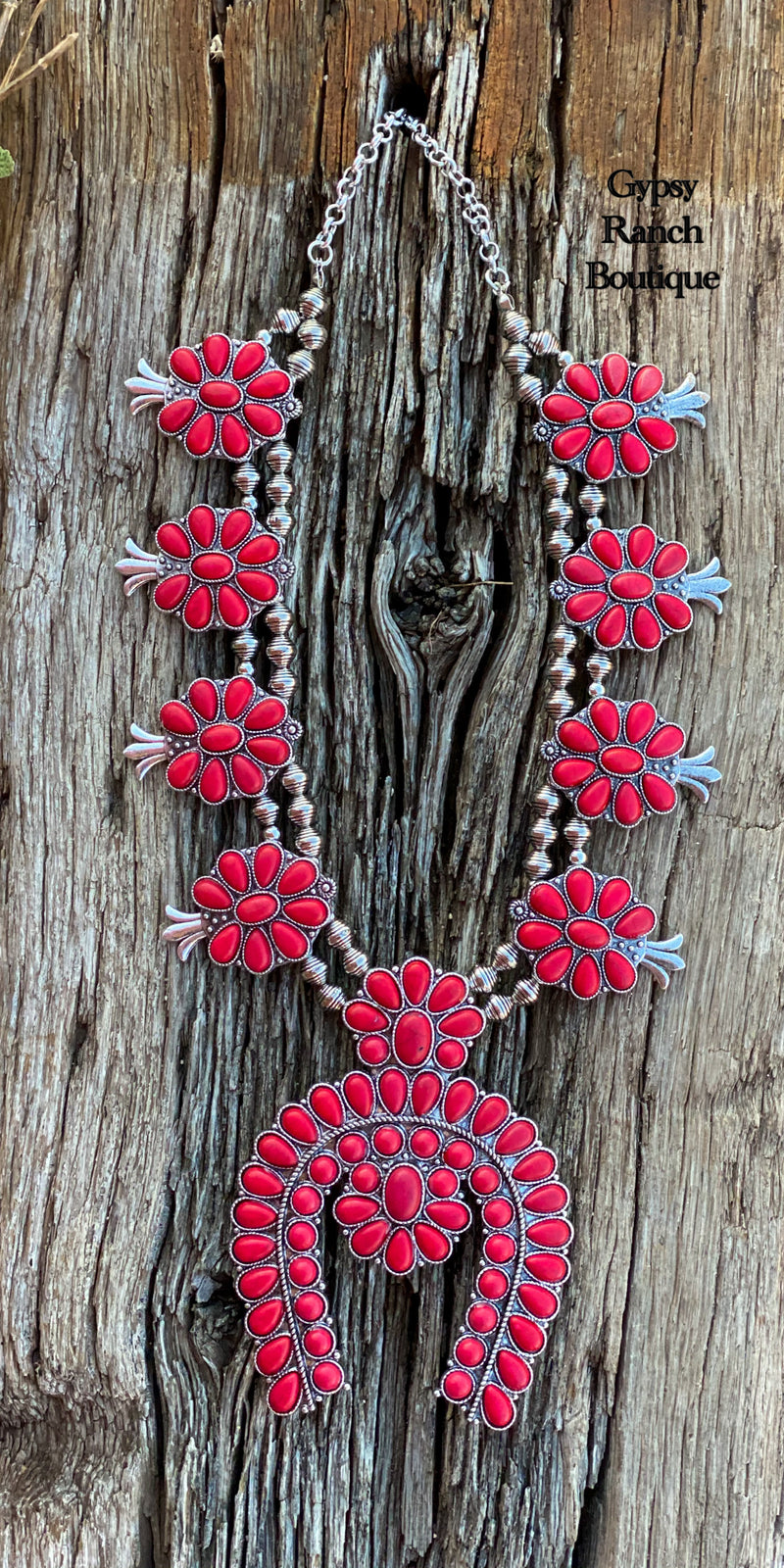 Zinia Red Squash Necklace