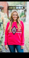 Trail Dusk Embroidered Pullover - Also in Plus Size
