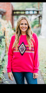 Trail Dusk Embroidered Pullover - Also in Plus Size