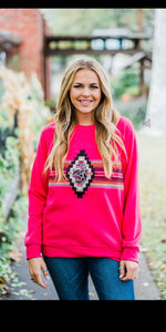 Trail Dusk Embroidered Pullover - Also in Plus Size
