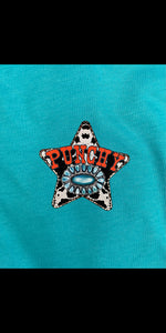 Punchy Cowhide Star Top - Also in Plus Size