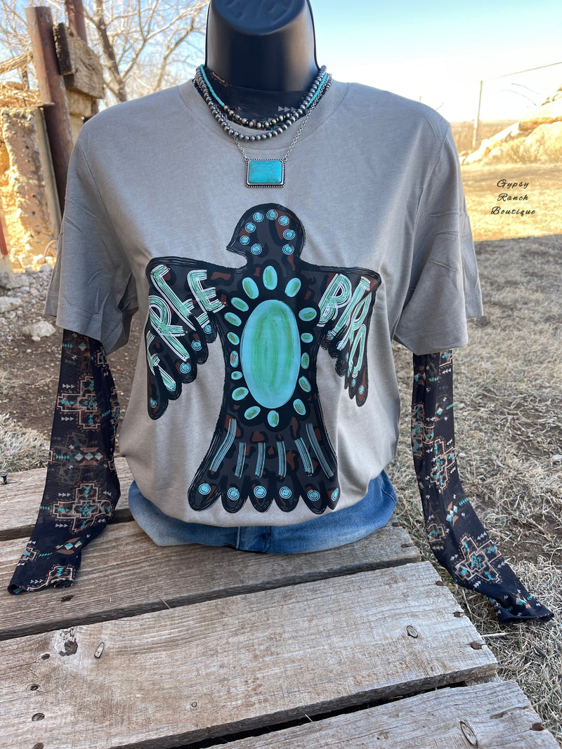 Morant Leopard Aztec Cross Mesh Layering Top - Also in Plus Size