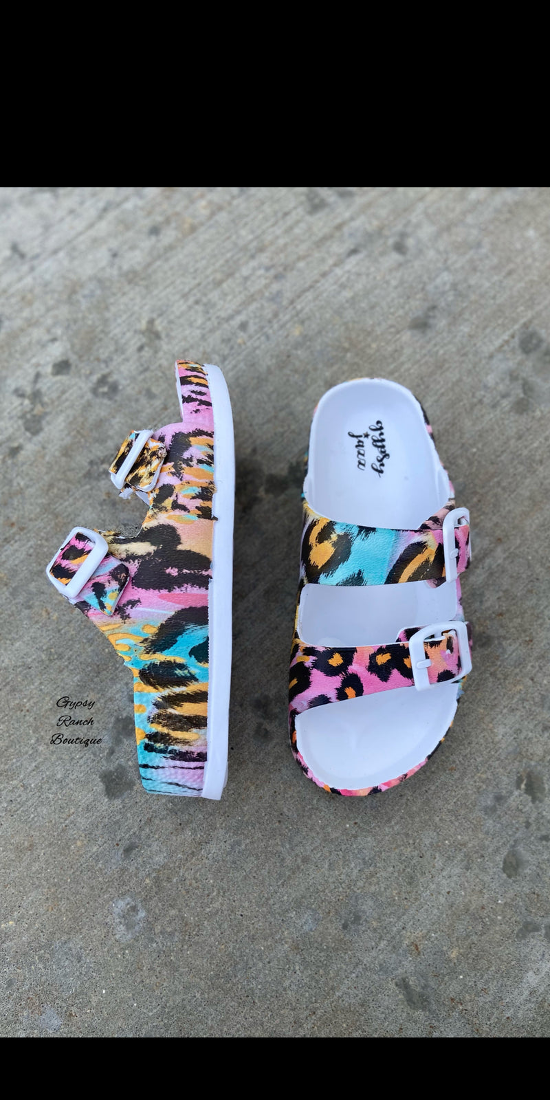 Kids - Timberland  Leopard Gypsy Jazz Sandals