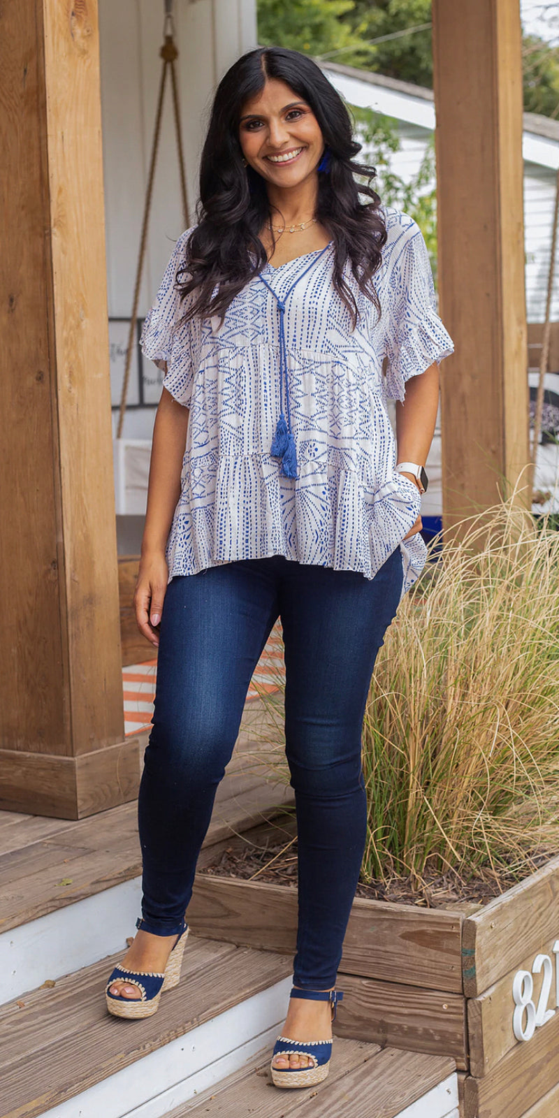 Take Me To Santorini Top - Also in Plus Size