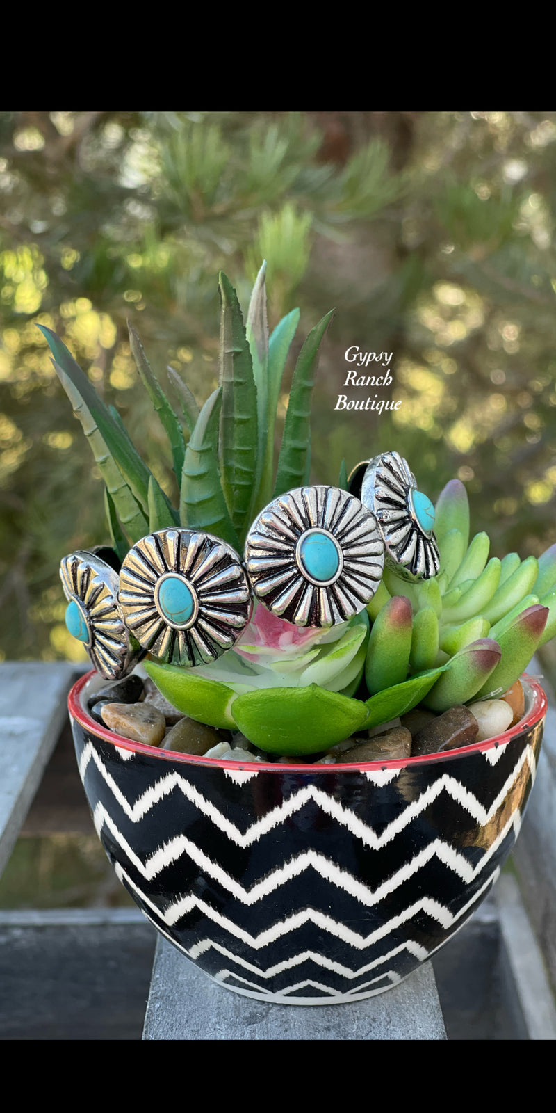 Maverick Turquoise Stretchy Bracelet