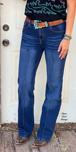 Texline Wide Leg Jeans - Also in Plus Size