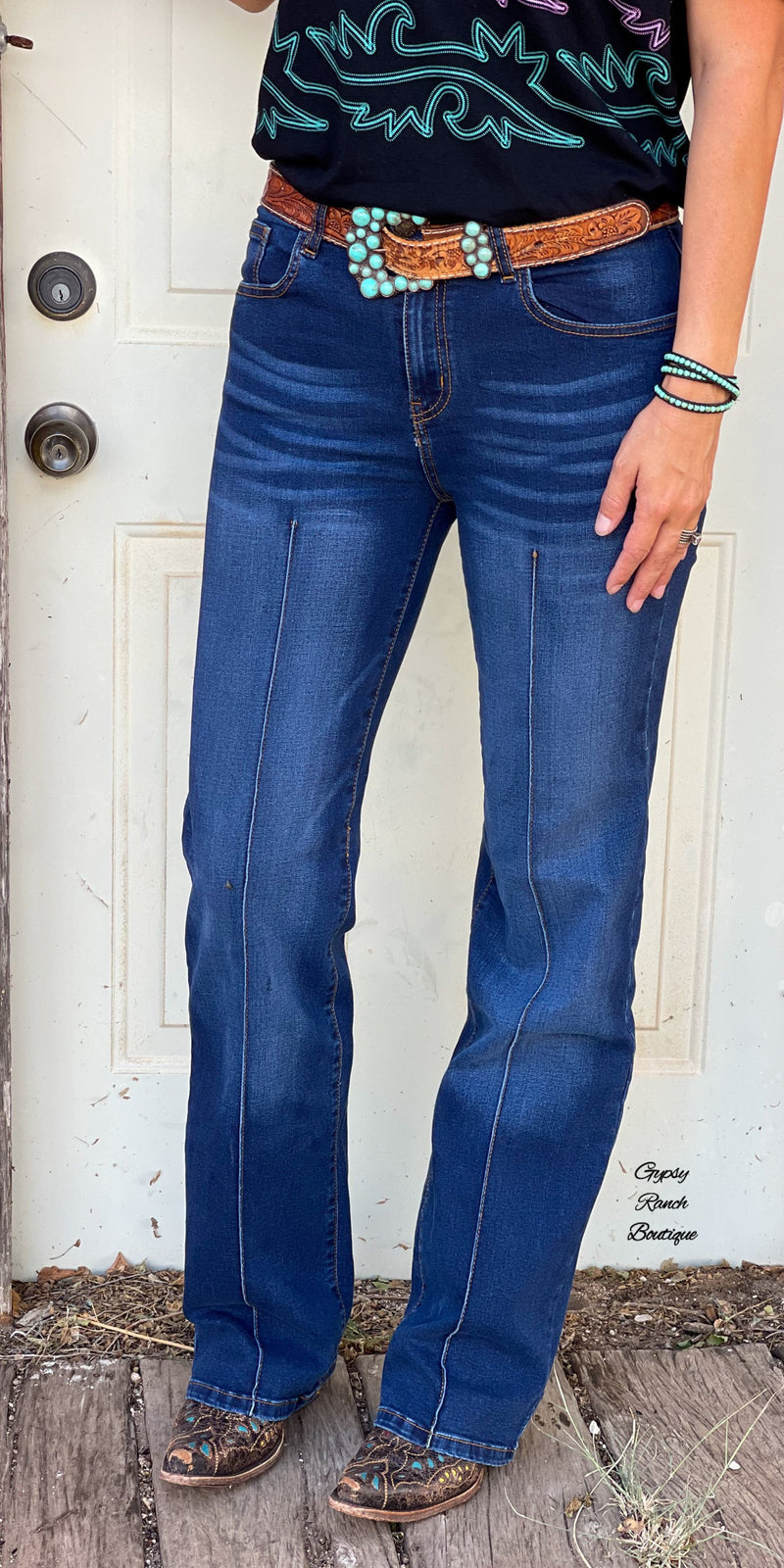 Texline Wide Leg Jeans - Also in Plus Size