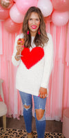 Scarlett Heart Sweater - Also in Plus Size