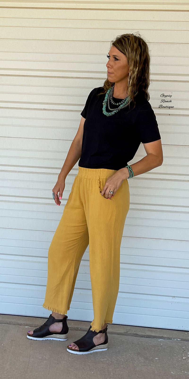 My Favorite Mustard Pants - Also in Plus Size