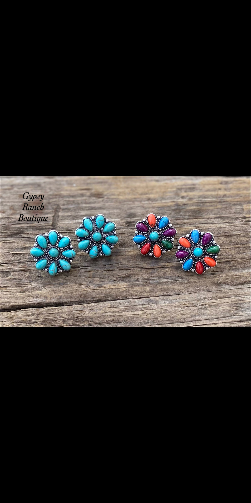 Monterrey Cluster Post Back Earrings