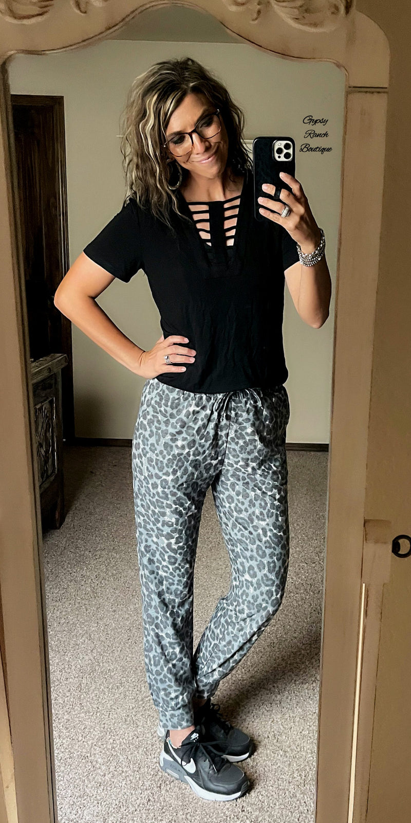 Talk Leopard To Me Jogger Pants - Also in Plus Size