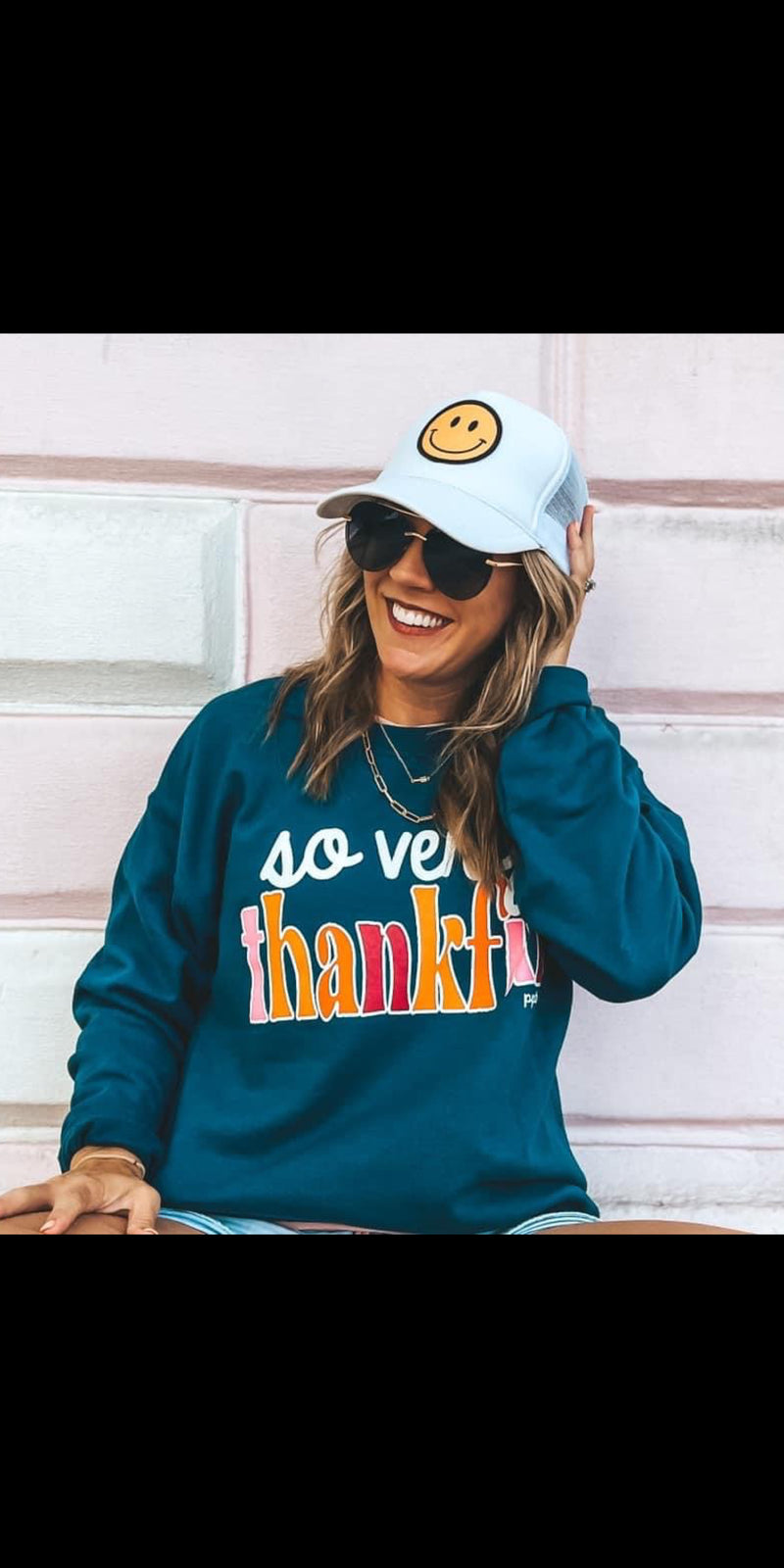 So Very Thankful Sweatshirt - Also in Plus Size