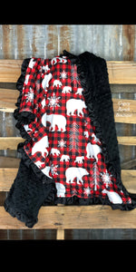 Mountain View Baby Blanket