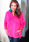 Hot Pink Ellie Pullover - Also in Plus Size