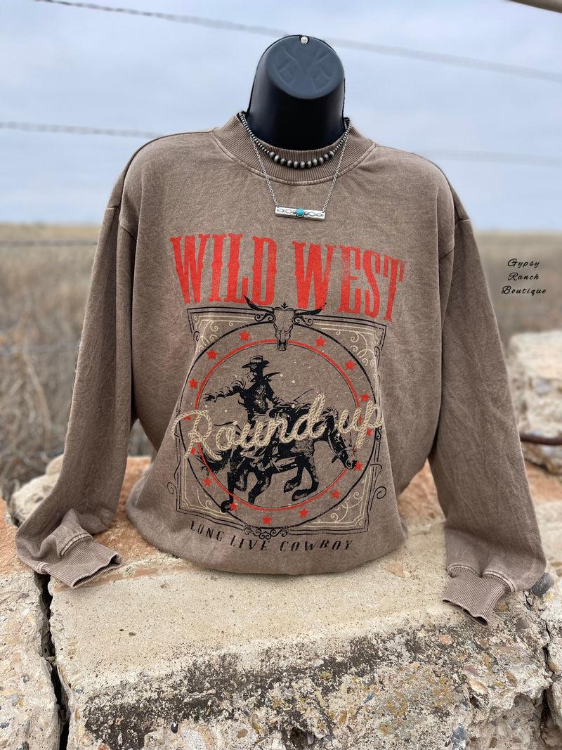 Wild West Roundup Pullover Top - Also in Plus Size