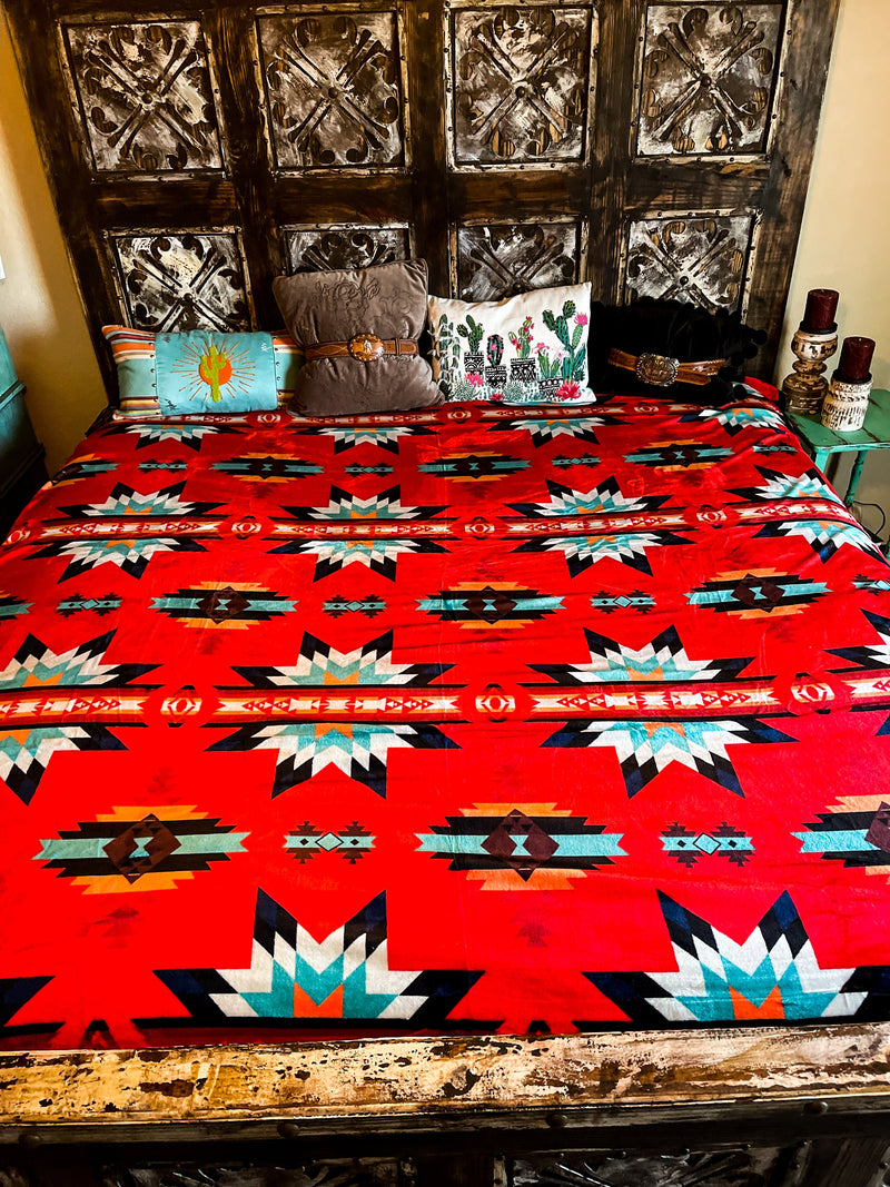 Midwestern Cozy Reversible Queen Blanket