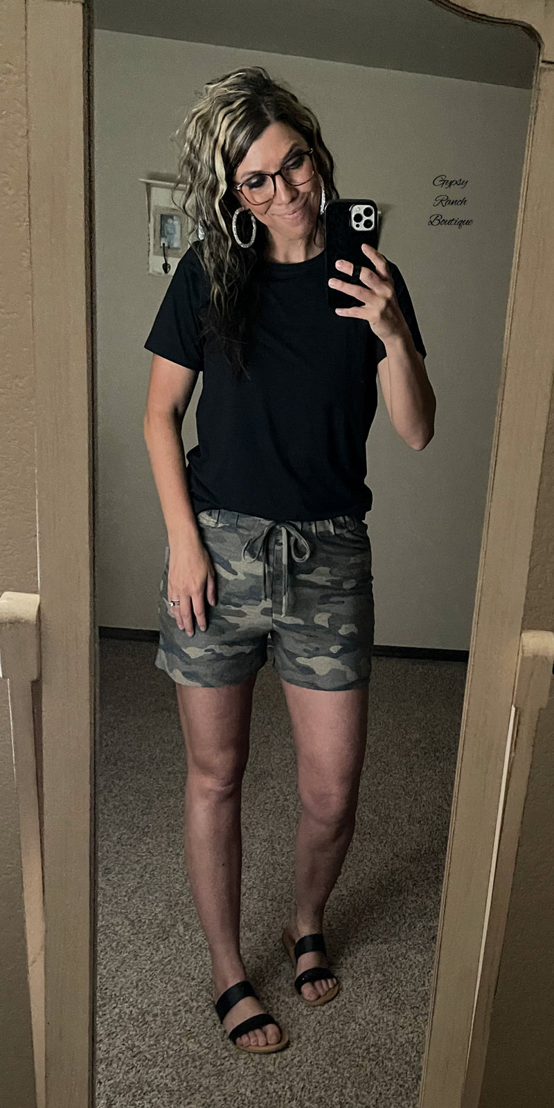 Corbin Camo Shorts - Also in Plus Size