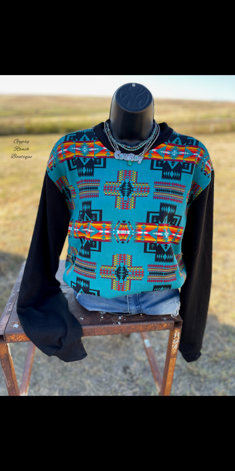 Slaton Aztec Sweatshirt - Also in Plus Size