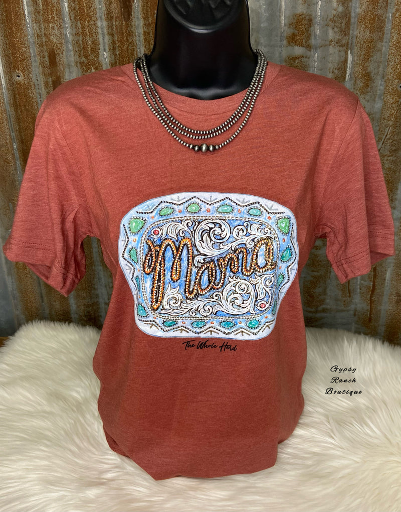 Mama Buckle Tee - Also in Plus Size