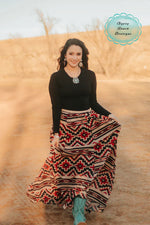 Midland Cross Maxi Skirt - Also in Plus Size