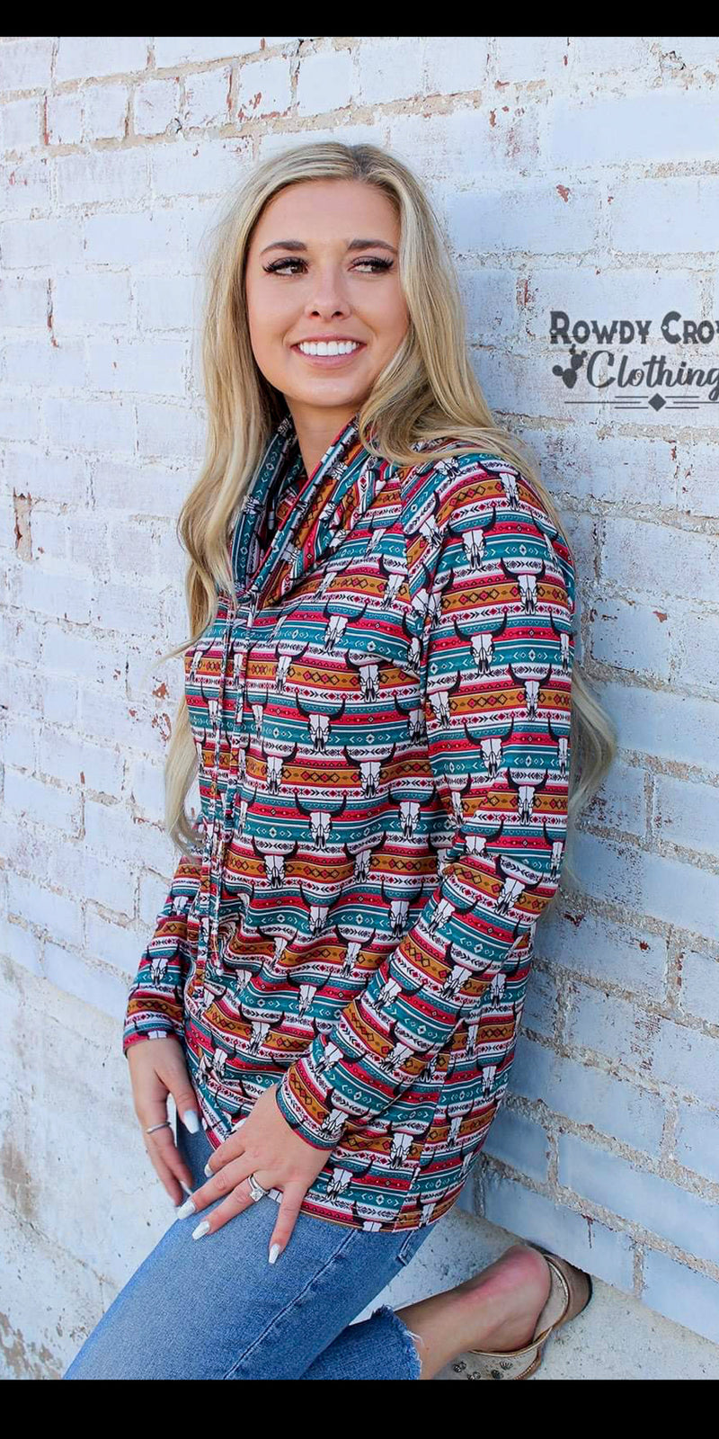Pueblo Aztec Pullover Top