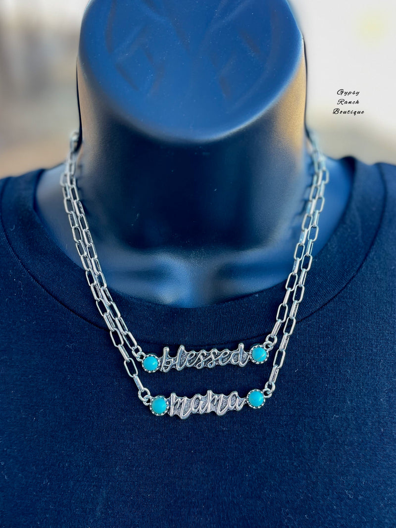 Blessed Mama Turquoise Necklace