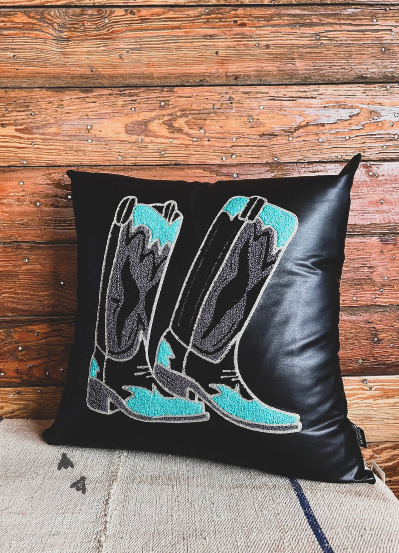 Showcase Steppin Boot Pillow Cover