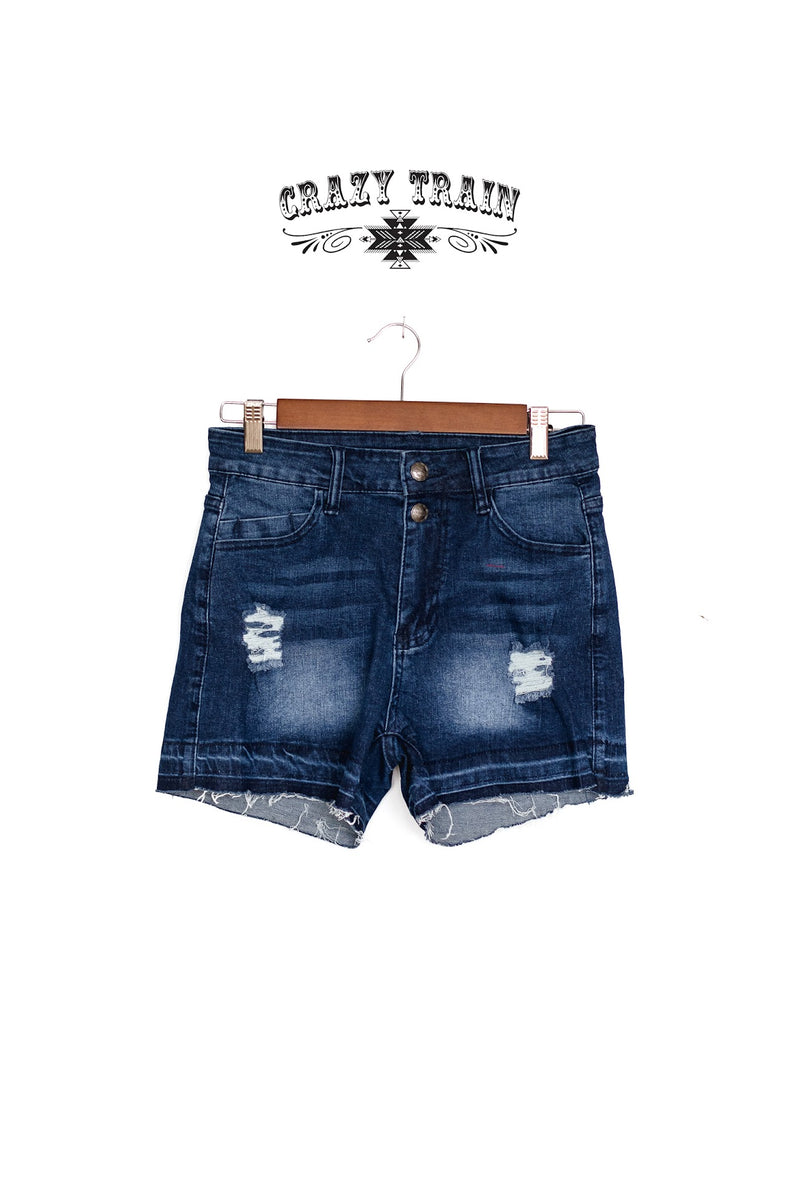 Highway Denim Shorts - Also in Plus Size