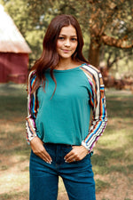 In The Breeze Serape Top - Also in Plus Size