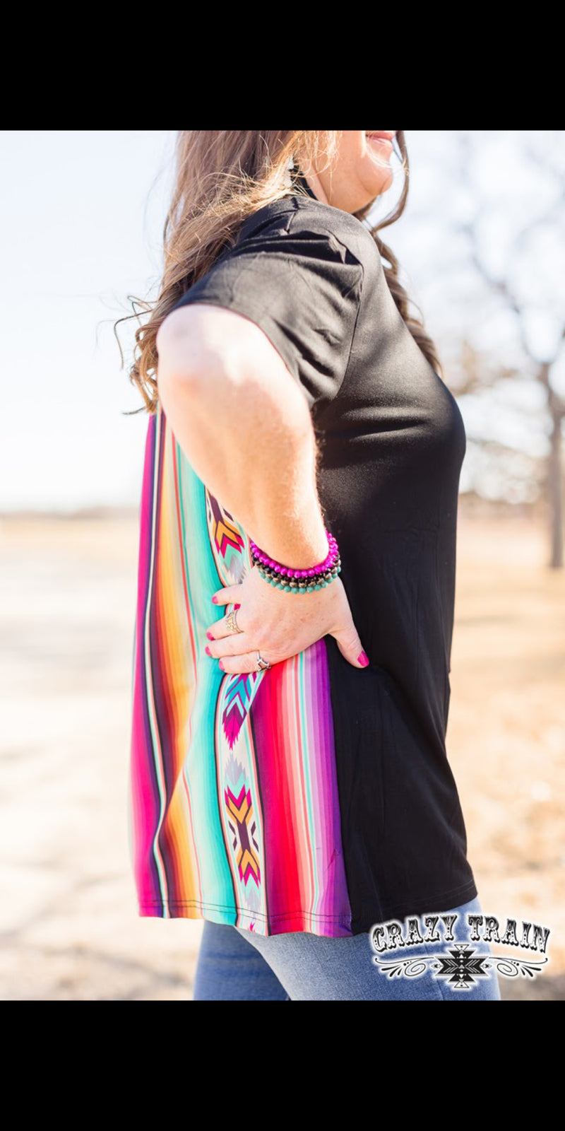 Back at It Serape Top - Also in Plus Size