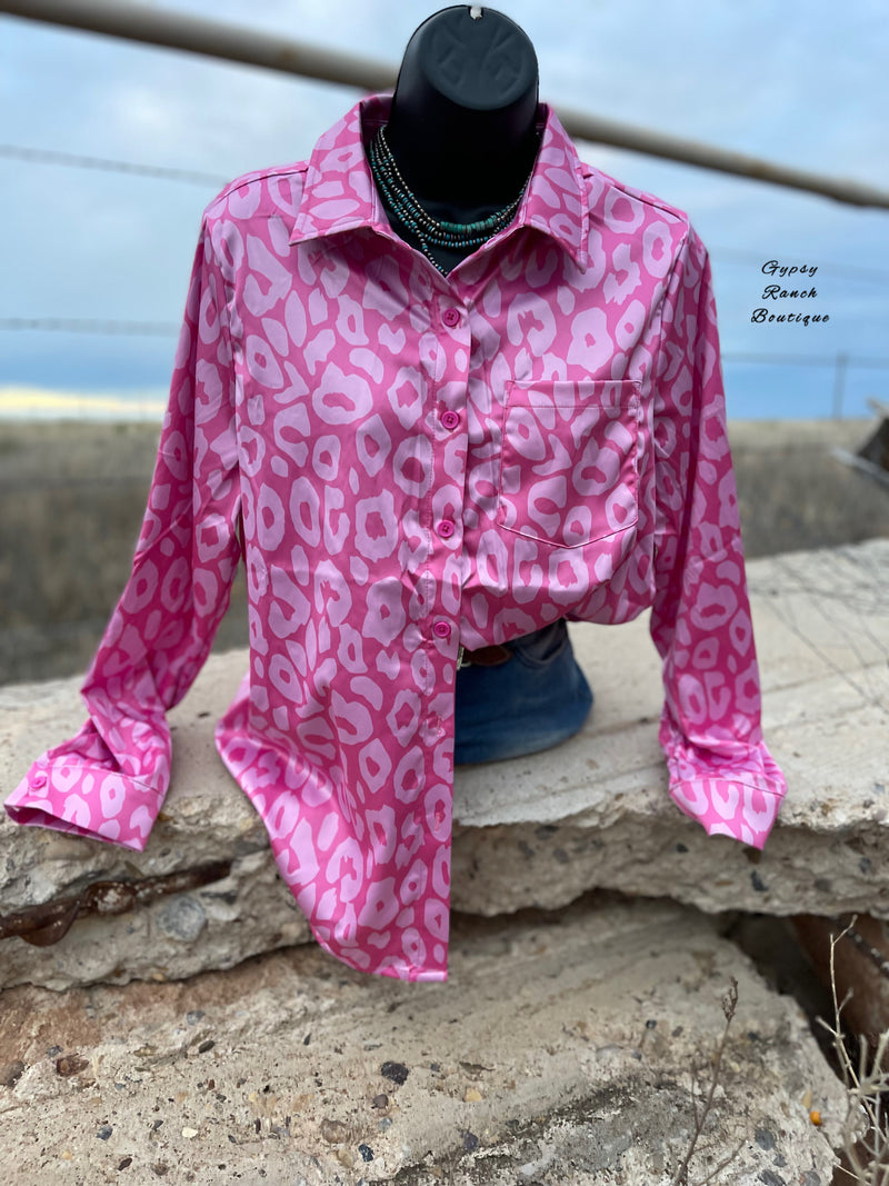 Trendsetter Pink Leopard Top - Also in Plus Size