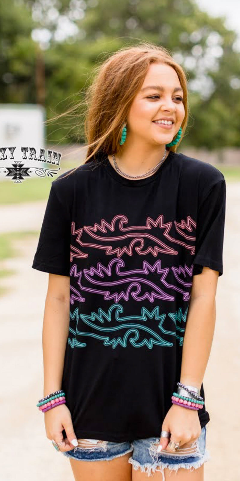 Boot Stitch Vibes Top - Also in Plus Size