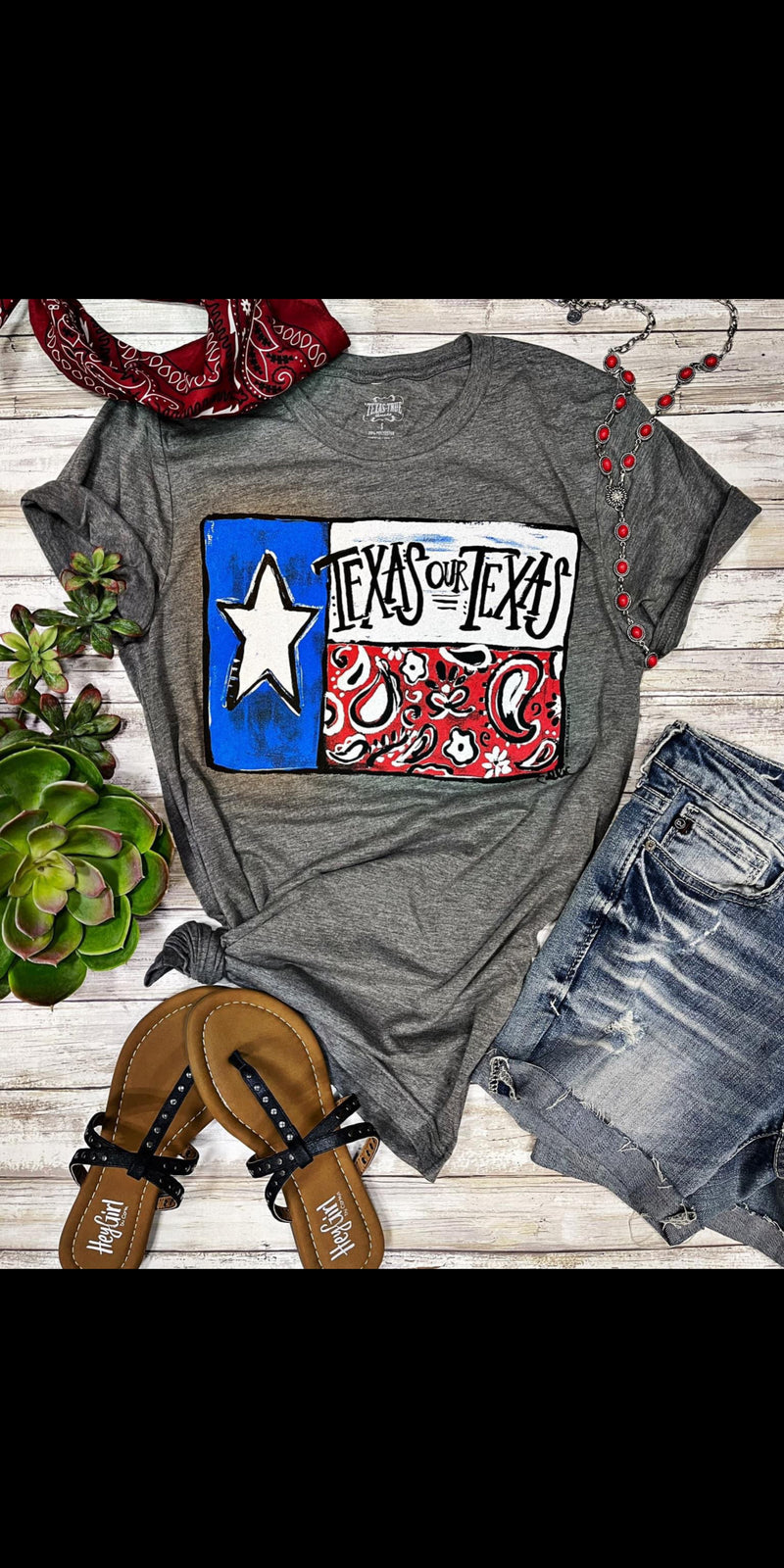 Texas Our Texas Top - Also in Plus Size