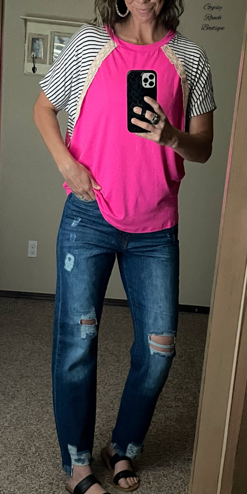 Delta Denim Distressed Jeans