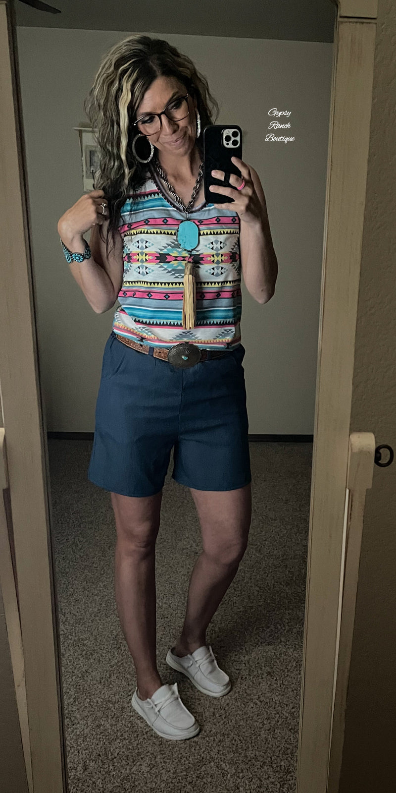 Matti Navy Shorts