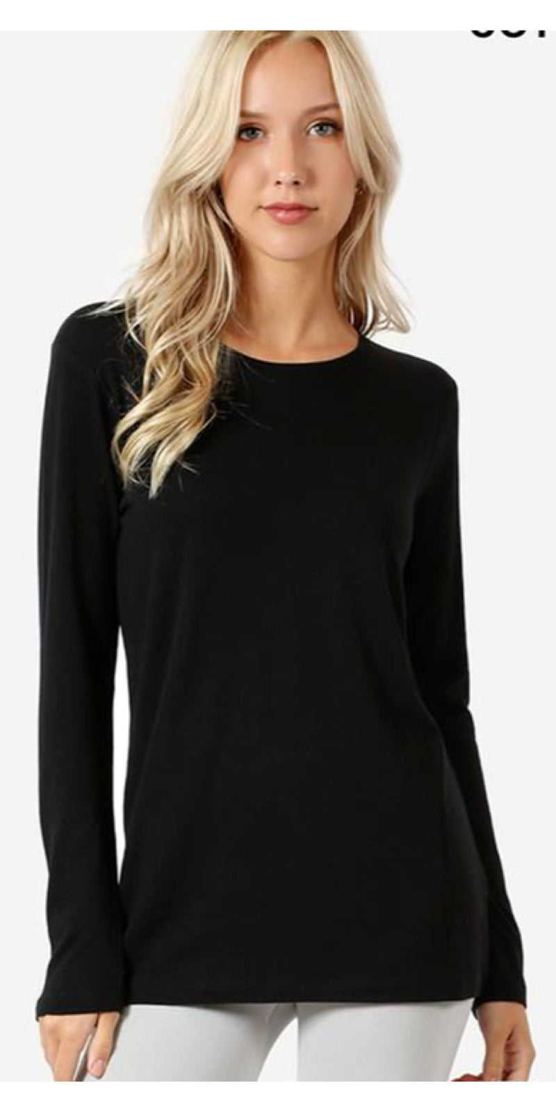 The Perfect Basic Long SLeeve Solid Top - Also in Plus Size